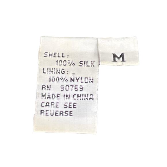 Vintage CoAco Bomber Jacket Women’s Size Medium Leopard/Tiger Print Zip-Up - Picture 5 of 6